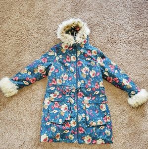 Joe Browns Floral Quilted Parka New without tags